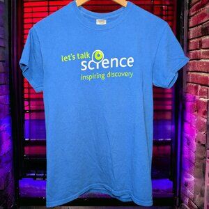 Let's Talk Science Inspiring Discovery Double Sided T-Shirt, Small